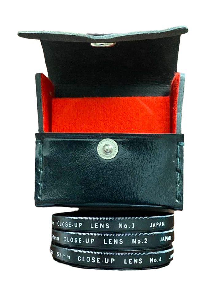 Vivitar Lens Set of 3 52mm Close ￼Up 1 2 4 Macro Filter w/ Case Japan - Image 3 of 4