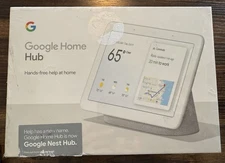 Google Home Hub with Google Assistant (GA00516-US) Charcoal | Brand New