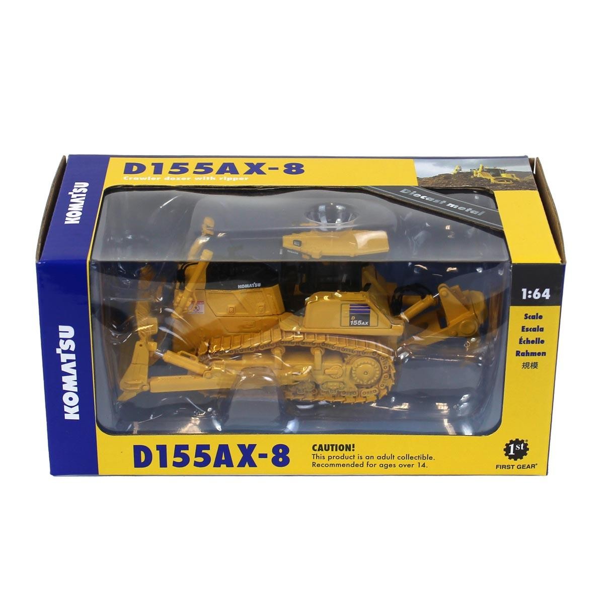 コマツ D155AX-8 ダイキャスト 1:64 1/64 Diecast Komatsu D155AX-8 Sigma Bull Dozer with Ripper