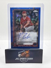 2025 Topps Chrome - Rookie Autographs Ryan Zeferjahn #RA-RZ (AU, RC) /150