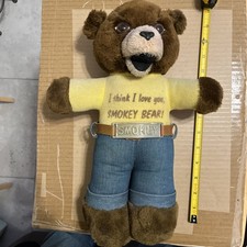 Smokey Bear Plush I Think I Love You Dakin 1977 Stuffed Animal Vintage RARE