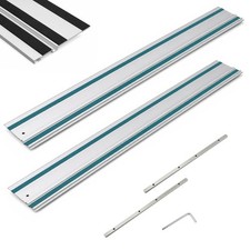 194368-5 110in Track Saw Guide Rail Compatible with Makita. Track Saw, 55"x2 ...