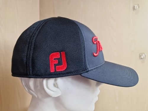 Titleist Pro V1 FJ Tour Performance Mütze schwarz Mesh nicht verstellbar Medium Large Golfkappe - Bild 5 von 12