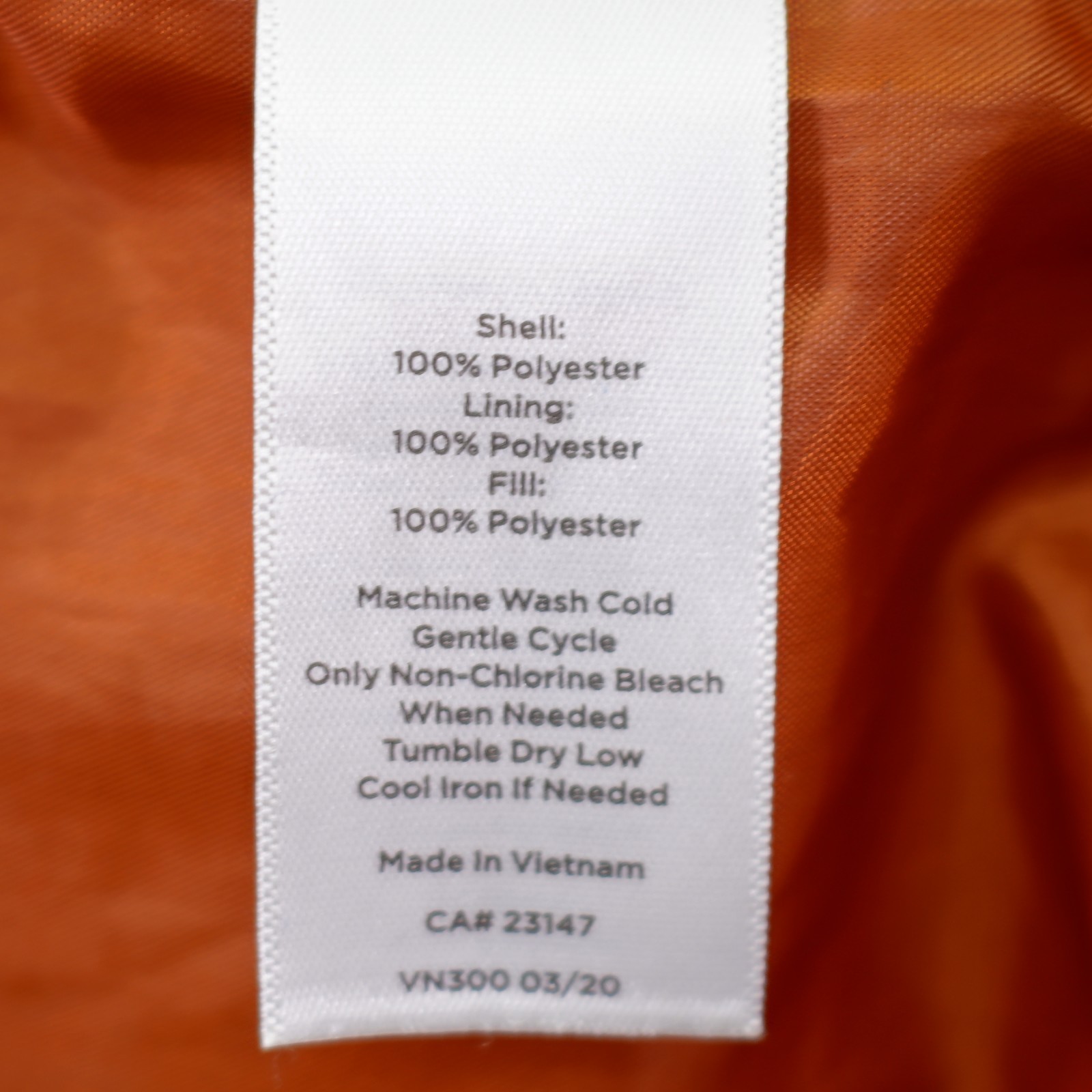 Talbots -Medium- Orange Puffer Zip Button Up Swea… - image 11