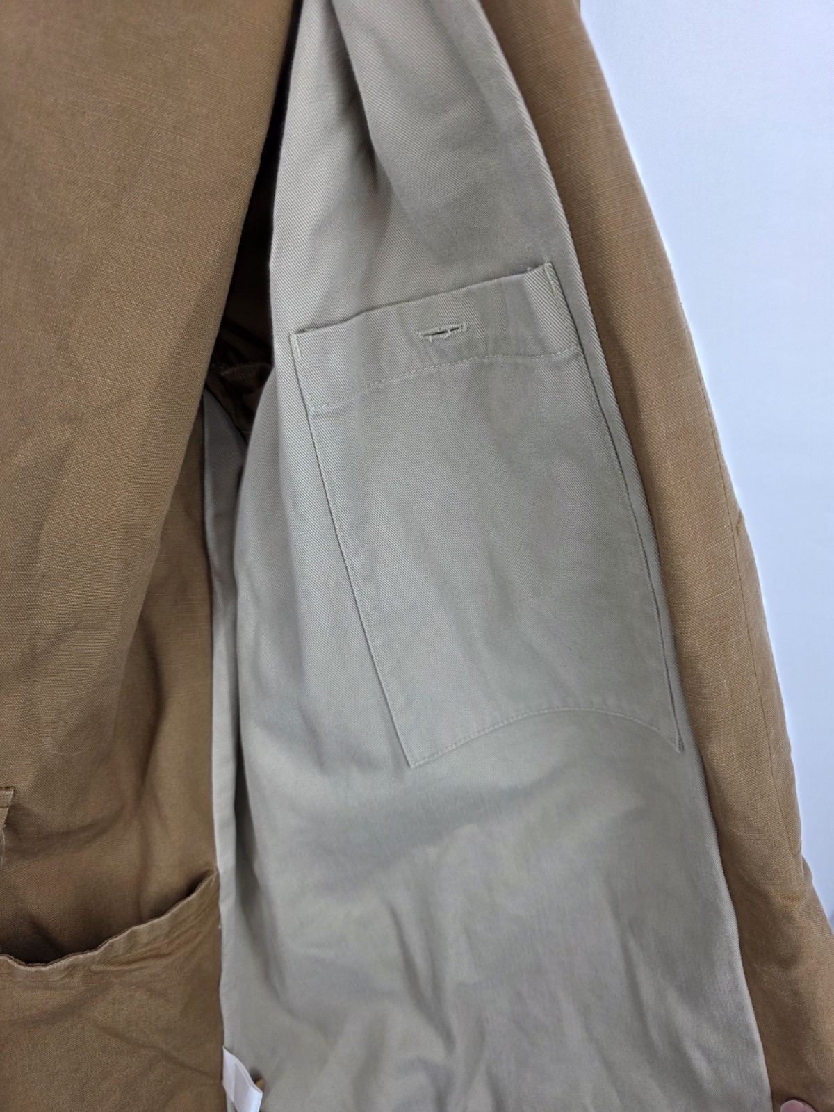 Polo Ralph Lauren Sample  Hunting Jacket Corduroy Collar  Mid-Length Men's M image 7