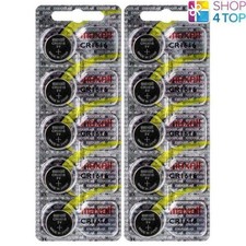 10 Maxell Cr1616 Lithium Batteries 3V Button Cell Ecr1616 Hologram Exp 2029 New