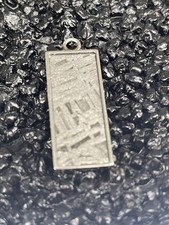 Original schöner Meteorit Weltall Anhänger poliert und gefasst