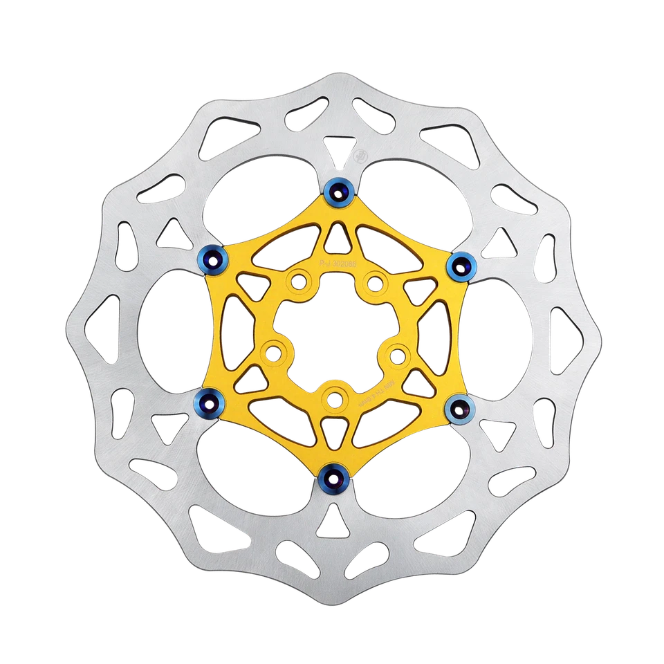 Золотистые большие передние тормозные диски 13,5 дюйма подходят для Harley 2023-later CVO Road Glide FLHXSE - Изображение 4 из 4