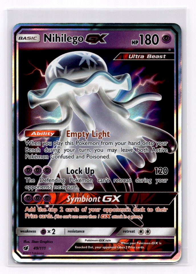 Nihilego GX SM - Crimson Invasion - Pokemon NM 49/111