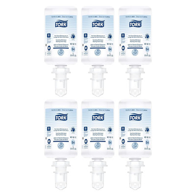 Extra Mild Hand Washing Foam Soap S4, No Fragrance Added, 6 X 1L, 401811 (Former