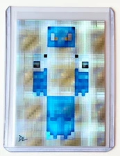 Blastoise Limited Edition Artist Signed “Minecraft” Refractor Card 1/1