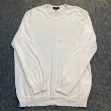 Charter Club Luxury Cashmere Pink Crew Neck Sweater Womens XXL Classic Preppy