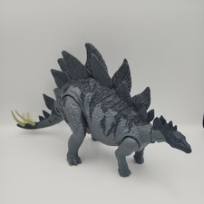 Jurassic Park World Action Attack STEGOSAURUS Mattel 2017 Action Figure Dinosaur