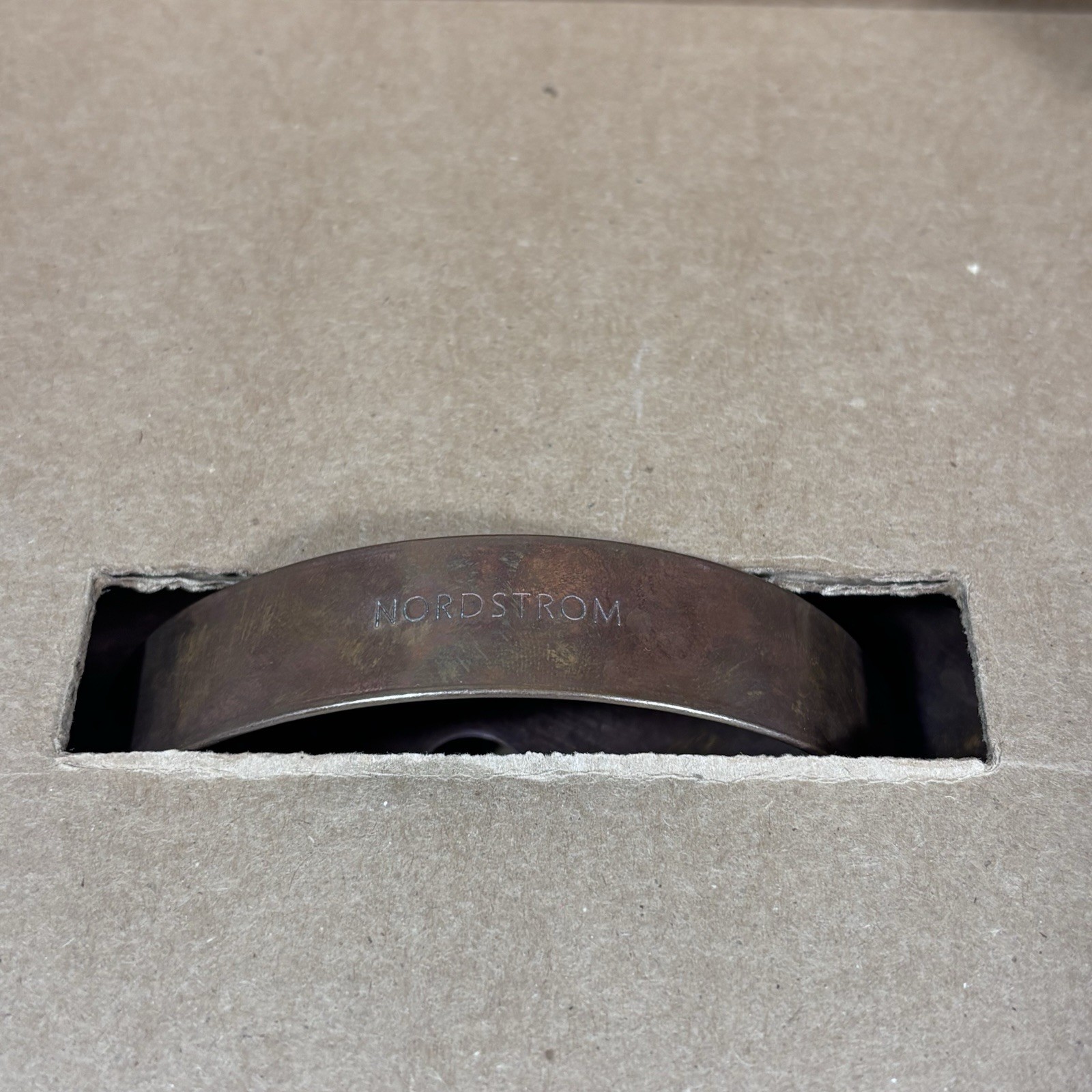 1997 Large Martha Stewart for Nordstrom Teddy Bear Copper Cookie Cutter 7" x 6"