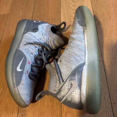 Nike KD 11 Cool Grey Wolf Grey Basketball Shoes AO2604-002 Mens 12 RARE? Nike Zoom KD 11 Cool Gray AO2604-002 Men main image 3