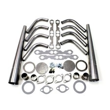 Patriot Exhaust Header H8002 Weld-up Kit Lakester Style Natural Steel For Sbc