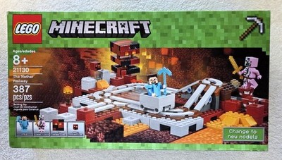 Lego ~ Minecraft ~ Set # 21130 ~ The Nether Railway  ~ Factory Sealed ~ 387 Pc.