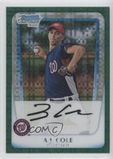 2011 Bowman Chrome Prospects Green X-Fractor AJ Cole #BCP160 0c6
