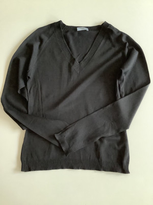 SUZANNA Damen V - Pullover | schwarz | Gr. S | Rayon /Nylon