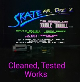 Skate or Die 2: The Search for Double Trouble,Nintendo NES 1990, Authentic Works