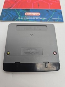 Nintendo Virtual Boy Mario's Tennis Game with Instruction Booklet Immaculate!