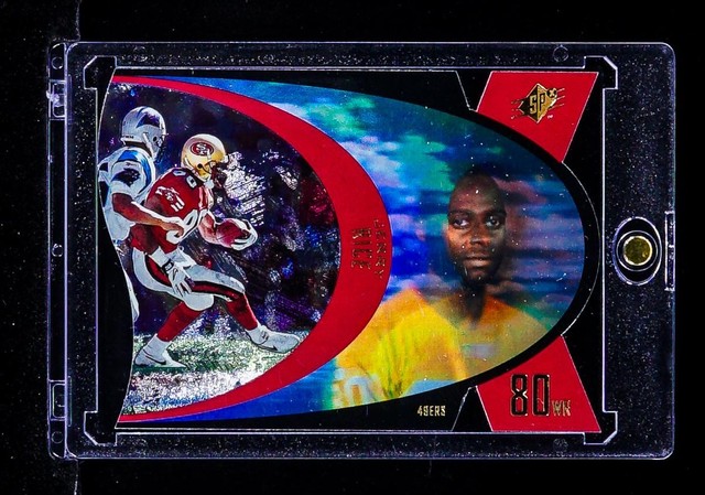 Jerry Rice SPx HOLOVIEW FOIL DIE CUT San Francisco 49ers SP