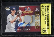 BAS 2013 USA Baseball Champions Game Gear Jerseys Matt Purke #54 Authentic 3c7
