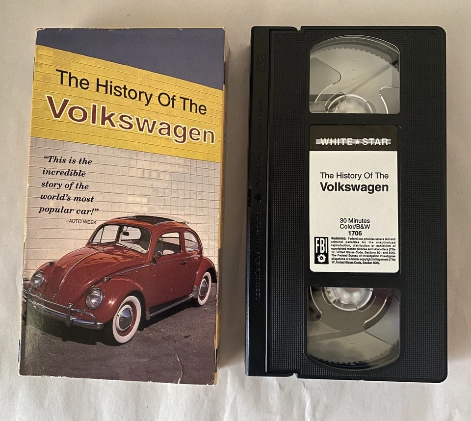 The History of the Volkswagen VHS 1994, Vtg Video Tape Sports Car Enthusiast OOP - Image 4 of 4