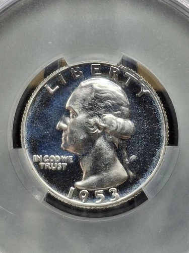 1953 Proof Washington Quarter CACG PF66 CAC