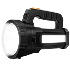 Rechargeable Spotlight Super Bright Led Tactical Flashlight 9600mah 6000 Lume...