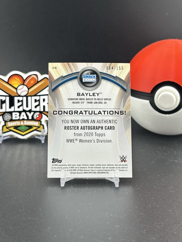 Bayley 2020 Topps WWE Women's Division Roster Auto /150 #A-BL Auto - Image 2 of 2