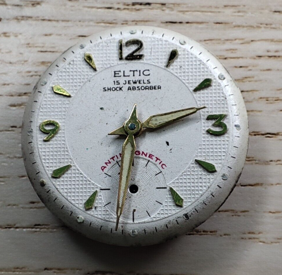Eltic Watch Movement 651 23.2mm Parts or Spares Repair