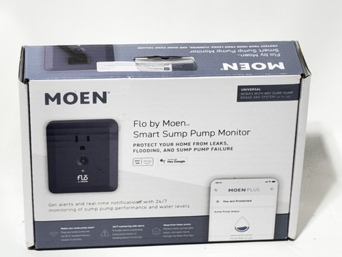 Moen Smart Sump Pump Monitor Indoor S2000ESUSA Water Leak Detector System