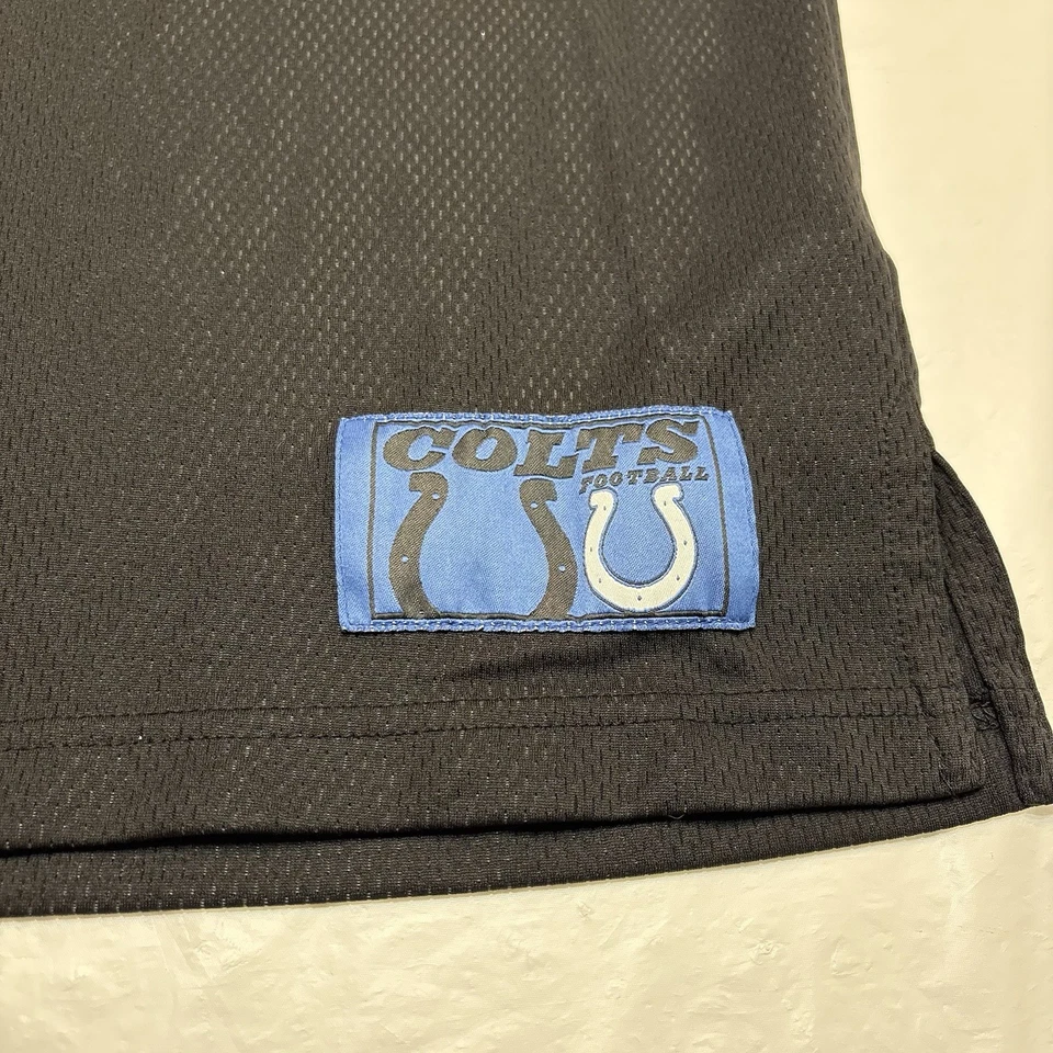 Majestic NFL Indianapolis Colts Andrew Luck #12 camiseta negra para hombre grande Foto 2 de 4