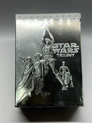 Star Wars Trilogy Episode IV, V, VI DVD 4-Disc Set Full Screen 2004 Sealed Box