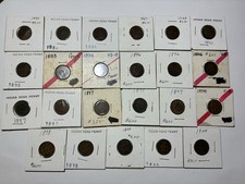 Lot Of Old Mostly 1800s Indian Head Cents 23 Coins Lot Of Old Mostly 1800s Indian Head Cents 23 Coins