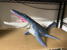 2017 Jurassic World Real Feel Mosasaurus Figure Mattel LOOSE JC