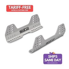 Sparco 4903 2 Pack Silver Aluminum Seat Mnt Sid Alum. Performance Racing Parts