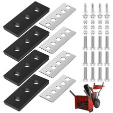 304 Stainless Snow Blower Impeller Modification Kit, 3/8inch 4 4 PACK