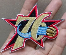 Philadelphia 76ers NBA Basketball Team Logo Iron On Patch-Sew Patch-Embroidered