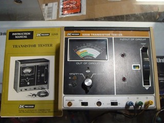 B&K Precision Model 520 by Dynascan Transistor Tester Used