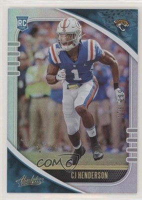 2020 Panini Absolute Rookie Spectrum 176/199 CJ Henderson #113 Rookie RC 0cz