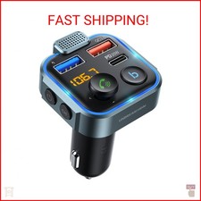 UNBREAKcable Bluetooth 5.3 FM Transmitter for Car, PD 20W  QC 3.0  Stronger M