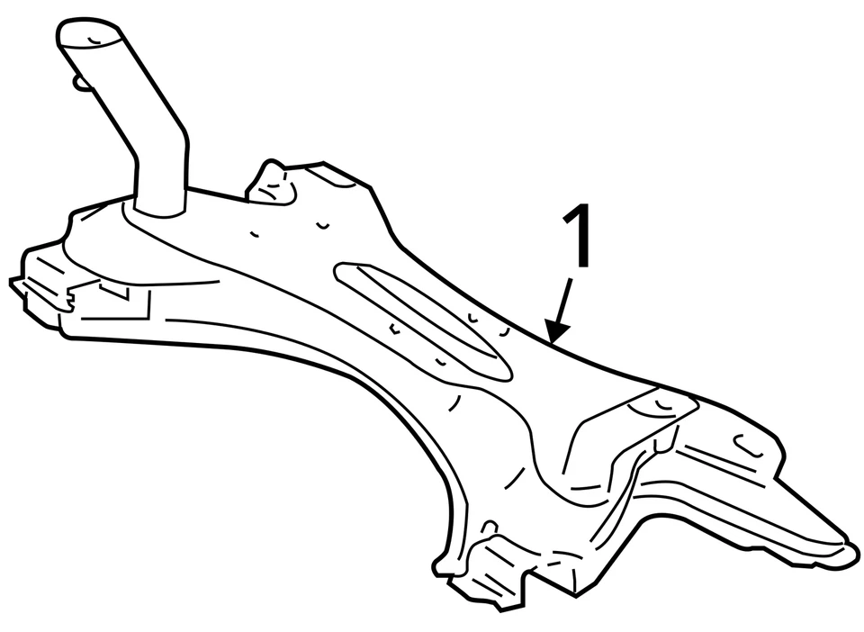 2004-2006 Scion xA xB front suspension crossmember sub frame cradle subframe oem - Image 4 of 4