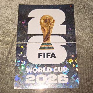 FIFA FIFA World Cup 2026 Trophy Hologram Soccer Sports Sticker FWC1 & FWC2 SET!!