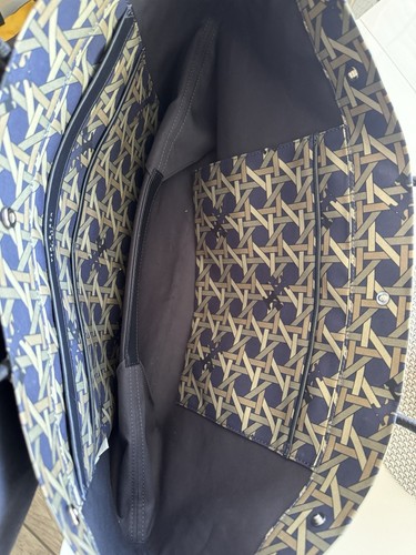 Tory Burch Basket Weave Tote NEW - Picture 3 of 5