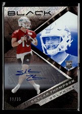 2022 Panini Black Auto Sapphire Skylar Thompson RC Auto /35 Miami