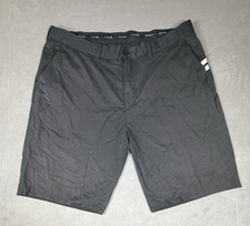 Travis Mathew Golf Shorts Men's Size 40 Black Stretch Flat Front Solid Polyester