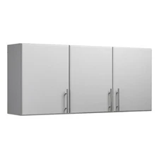 Pemberly Row 54 inch Light Gray Engineered Wood Wall Cabinet