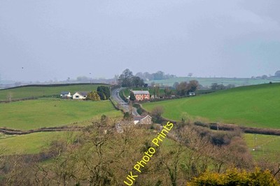 Foto A2 Die B3227 zwischen Dorridge Gate und Whey Cross bei Umberleigh Anfang 2014